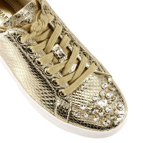 michael kors gold sneakers